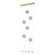 Abacus LED Pendant in White (39|139055-LED-STND-02-GG0668)