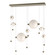 Abacus Abacus 7-Light Double Linear LED Pendant in Soft Gold (39|139054-LED-STND-84-GG0694)