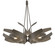 Corona Corona Large Pendant in Dark Smoke (39|136505-SKT-MULT-07-YE0377)