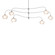 Ume Ume 6-Light Large Pendant in Vintage Platinum (39|136357-SKT-MULT-82-FD0710)