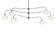 Ume Six Light Pendant in Bronze (39|136357-SKT-MULT-05-FD0710)