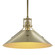 Henry Henry Medium Steel Shade Pendant in Modern Brass (39|134550-SKT-MULT-86-86)