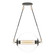 Otto Otto Sphere Pendant in Black with Brass Accents (39|134405-SKT-STND-31-ZK0219)