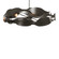 Waves Waves Pendant in Oil Rubbed Bronze (39|132160-SKT-MULT-14)