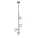 Gatsby Gatsby 4-Light Vertical Pendant in Natural Iron (39|131612-SKT-MULT-20-CR)