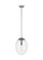 Leo - Hanging Globe One Light Pendant in Satin Aluminum (454|6701801EN7-04)