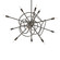 Olympus Olympus 12-Light Starburst Pendant in Oil Rubbed Bronze (39|131604-SKT-MULT-14)