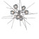 Griffin Griffin Starburst Pendant in Sterling (39|131590-SKT-MULT-85-YL0709)
