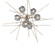 Griffin Griffin Starburst Pendant in Soft Gold (39|131590-SKT-MULT-84-YL0709)