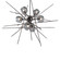 Griffin Griffin Starburst Pendant in Dark Smoke (39|131590-SKT-MULT-07-YL0709)