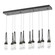 Link Link 10-Light Clear Glass Pendant in Black (39|131207-SKT-STND-10-ZM0434)