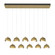 Brooklyn Brooklyn 10-Light Double Shade Pendant in Ink (39|131205-SKT-STND-89-82-GG0711)