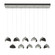 Brooklyn Brooklyn 10-Light Double Shade Pendant in Vintage Platinum (39|131205-SKT-STND-82-10-GG0711)