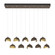 Brooklyn Brooklyn 10-Light Double Shade Pendant in Bronze (39|131205-SKT-STND-05-86-GG0711)
