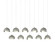 Brooklyn Brooklyn 10-Light Double Shade Pendant in Sterling (39|131205-SKT-LONG-85-85-GG0711)