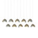 Brooklyn Brooklyn 10-Light Double Shade Pendant in Soft Gold (39|131205-SKT-LONG-84-82-GG0711)