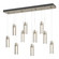 Exos Glass Exos Glass 10-Light Pendant in Soft Gold (39|131204-SKT-STND-84-ZM0065)