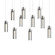 Exos Glass Exos Glass 10-Light Pendant in Natural Iron (39|131204-SKT-LONG-20-ZM0065)