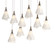 Mobius Mobius 10-Light Pendant in Bronze (39|131202-SKT-LONG-05-SH1987)