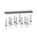 Link Link 10-Light Blown Glass Pendant in Black (39|131200-SKT-STND-10-YG0434)