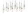 Link Link 10-Light Blown Glass Pendant in Vintage Platinum (39|131200-SKT-LONG-82-YJ0434)