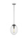 Leo - Hanging Globe One Light Pendant in Satin Aluminum (454|6601801EN7-04)