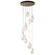 Chrysalis Chrysalis 9-Light Mixed Crystal Pendant in Modern Brass (39|131142-SKT-LONG-86-WP0756)