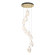 Chrysalis Chrysalis 9-Light Large Crystal Pendant in Modern Brass (39|131141-SKT-STND-86-WP0755)