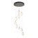 Chrysalis Chrysalis 9-Light Small Crystal Pendant in Dark Smoke (39|131140-SKT-STND-07-WP0754)