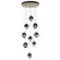 Chrysalis Chrysalis 9-Light Small Crystal Pendant in Modern Brass (39|131140-SKT-LONG-86-BP0754)