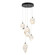 Chrysalis Chrysalis 5-Light Mixed Crystal Pendant in Natural Iron (39|131139-SKT-LONG-20-BP0756)