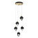 Chrysalis Chrysalis 5-Light Small Crystal Pendant in Modern Brass (39|131137-SKT-STND-86-BP0754)