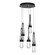 Link Link 5-Light Clear Glass Pendant in Black (39|131127-SKT-STND-10-ZM0434)