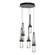 Link Link 5-Light Clear Glass Pendant in Dark Smoke (39|131127-SKT-STND-07-ZM0434)
