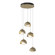 Brooklyn Brooklyn 5-Light Double Shade Pendant in Modern Brass (39|131125-SKT-STND-86-84-GG0711)