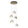 Brooklyn Brooklyn 5-Light Double Shade Pendant in Modern Brass (39|131125-SKT-STND-86-02-GG0711)
