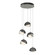 Brooklyn Brooklyn 5-Light Double Shade Pendant in Sterling (39|131125-SKT-STND-85-89-GG0711)