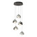 Brooklyn Brooklyn 5-Light Double Shade Pendant in Dark Smoke (39|131125-SKT-STND-07-85-GG0711)