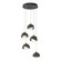 Brooklyn Brooklyn 5-Light Double Shade Pendant in Dark Smoke (39|131125-SKT-STND-07-07-GG0711)