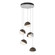 Brooklyn Brooklyn 5-Light Double Shade Pendant in White (39|131125-SKT-STND-02-05-GG0711)