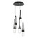 Link Link 5-Light Blown Glass Pendant in Black (39|131120-SKT-STND-10-YJ0434)