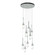 Link Link 9-Light Clear Glass Pendant in Vintage Platinum (39|131108-SKT-STND-82-ZM0434)