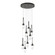 Link Link 9-Light Clear Glass Pendant in Oil Rubbed Bronze (39|131108-SKT-STND-14-ZM0434)