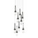 Link Link 9-Light Clear Glass Pendant in Natural Iron (39|131108-SKT-LONG-20-ZM0434)