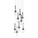 Link Link 9-Light Clear Glass Pendant in Oil Rubbed Bronze (39|131108-SKT-LONG-14-ZM0434)