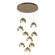 Brooklyn Brooklyn 9-Light Double Shade Pendant in Ink (39|131105-SKT-STND-89-86-GG0711)