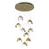 Brooklyn Brooklyn 9-Light Double Shade Pendant in Modern Brass (39|131105-SKT-STND-86-02-GG0711)