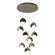 Brooklyn Brooklyn 9-Light Double Shade Pendant in Soft Gold (39|131105-SKT-STND-84-10-GG0711)