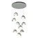 Brooklyn Brooklyn 9-Light Double Shade Pendant in Vintage Platinum (39|131105-SKT-STND-82-02-GG0711)