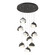 Brooklyn Brooklyn 9-Light Double Shade Pendant in Natural Iron (39|131105-SKT-STND-20-02-GG0711)